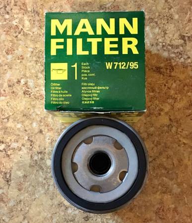1 oil filter Mann W712-95 1