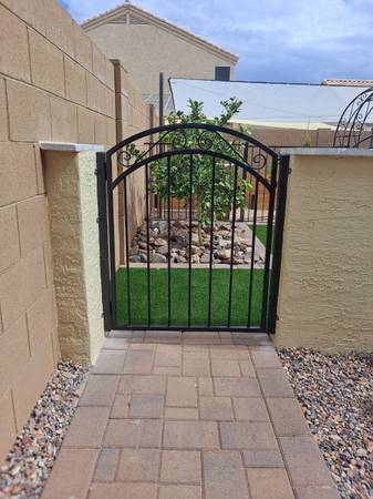 Custom gate, trellis, rolling gate, rv gate, pool fence 1
