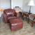 10 piece leather livingroom set 5 thumbnail