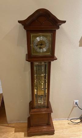 Ansonia Grandfather Clock Model 908C 1