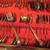 Flatware Set Gold Tone Nickel Bronze Complete Teak Box 91 Pcs 10 thumbnail
