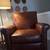 Crate & Barrel Leather Recliner (cognac) 2 thumbnail