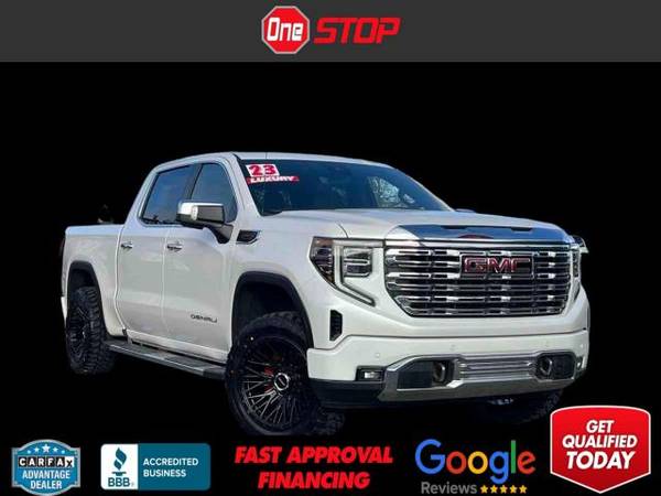 2023 GMC Sierra 1500 Denali pickup Summit White 1