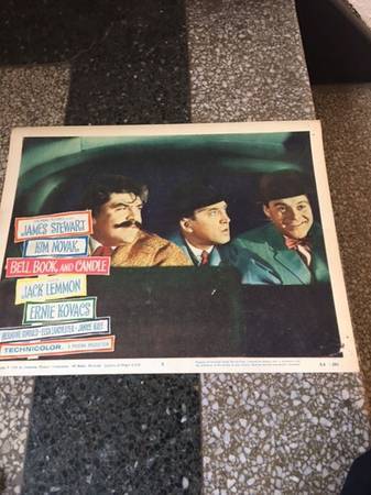 James Stewart Jack Lemmon"Bell Book And Candle" original 11"x14"movi 1