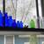 Antique Bottle Collection Cobalt, Green, Clear - One Reads "Poison" 2 thumbnail