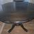 dark brown / ebony round wooden table, dia 47" 1 thumbnail