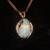 14k solid gold feathered with certified natural untreated crystal fire opal, pen 4 thumbnail