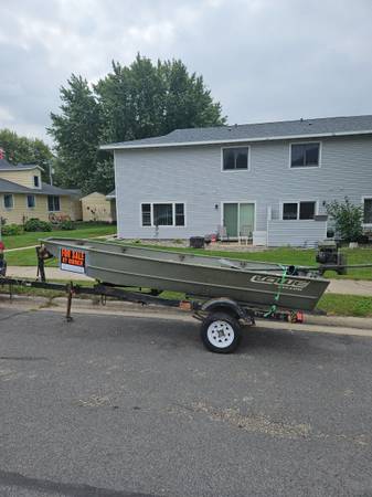 Duck boat trailer and 6.5 scavenger mud motor. Duck / goose decoys upo 1