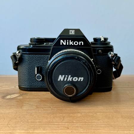 Vintage Nikon EM 35mm Semi-Automatic Camera + Extras - $325 (north beach / telegraph hill)63471229365635120