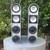 Kef Five Two Model 7 Speakers + Kef PSW 250 w Powered Subwoofer Silver 10 thumbnail