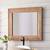 Mirror Square - Rustic Solid Oak Frame 2 thumbnail