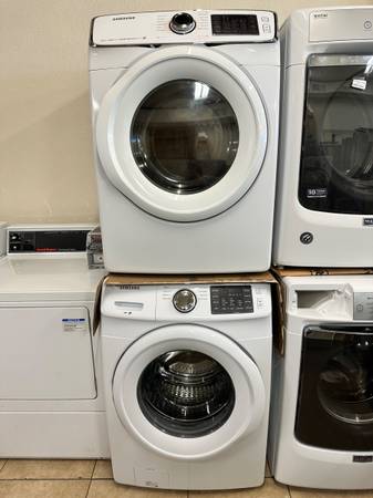 Excellent Condition Samsung VRT washer and electric dryer w/ warranty 1