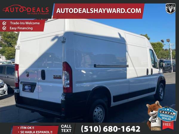 2022 Ram ProMaster Cargo Van 2500 High Roof Van 3D 3 D 3-D - $26,999 (Auto Deals)63487133742083123