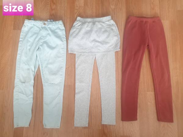 3 pants size 8 1