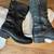 CLARKS BLACK LEATHER WOMEN’S BOOTS Size 9-1/2 Med 1 thumbnail