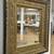 Vintage Gold Gilt Black Framed Rectangular Mirror 1 thumbnail