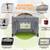 10X10Ft Pop Up Canopy w/Sidewalls - Brand New - 3 Adjustable Heights 2 thumbnail