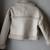 NEW Abercrombie Faux Fur lined Vegan Leather Cream Coat Color XS 5 thumbnail
