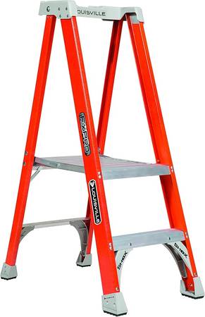 Louisville Ladder FXP1702 Fiberglass Industrial Step Stool, 2' 300lbs 1