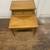 Vintage mid century modern light walnut end table 2 thumbnail