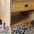 Mid-Century Solid Wood Nightstand / Bedside table with Marble Top 4 thumbnail