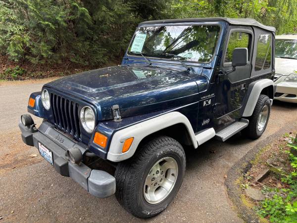 2002 Jeep Wrangler X 4WD - $7,999 (NE Seattle)63473458393473120