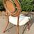 Rattan Metal Claw Foot Chair Set 4 thumbnail