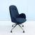 Steelcase West Elm Work Kent Office Desk Chair Royal Blue Velvet, New 1 thumbnail