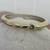 Yellow Enamel, Gold Tone Metal, Hinge-Spring Bangle 3 thumbnail