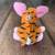 Disney Winnie the Pooh’s mini Piglet in Tiger costume, plush toy doll 2 thumbnail