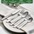 NEW 40 Piece Silverware Set for 8, Stainless Steel Flatware Set, Cutle 4 thumbnail