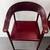 Cy Mann Midcentury Modern Leather Barstools (3) Burgundy Leather 7 thumbnail