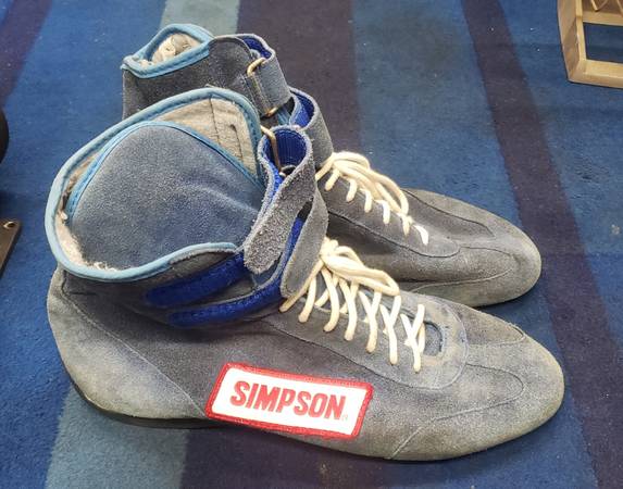 Simpson USA Made High Top Racing Driving  Shoes SFI 1