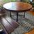 Solid oak dining table and 2 leaves 1 thumbnail