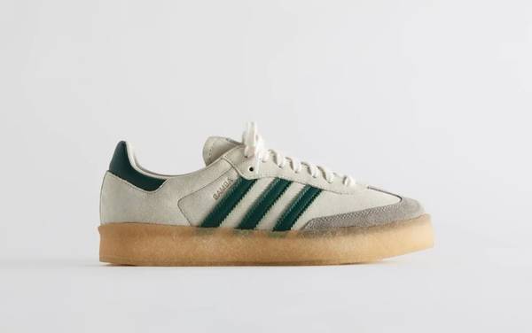 Ronnie Fieg x Clarks x 8th Street Samba 'Chalk White' - Size 8.5 NEW 1