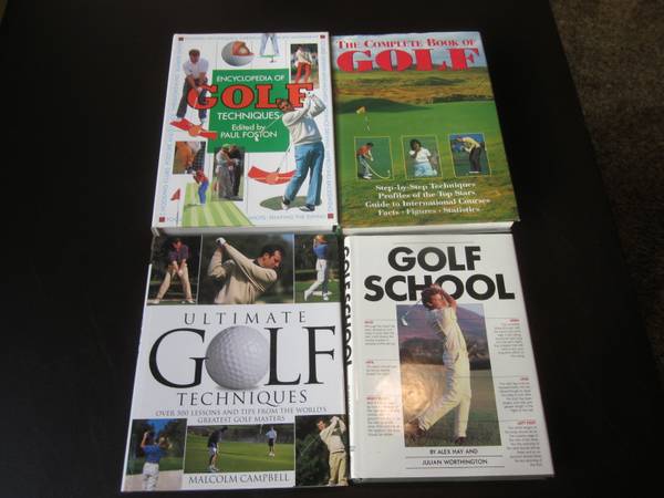 4 GOLF Coffee Table books in near mint condition! 1