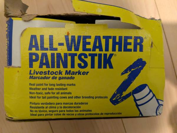 All weather paint sticks - orange 1