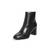 Madewell Women's The Mira Side-Seam Ankle Boots, True Black, SAVE $80. 5 thumbnail