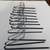 12pc BargainBundle 🇨🇦 Steel+Rubber Pant Hangers 6 thumbnail