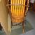 antique amish bentwood rocker&ottoman 5 thumbnail
