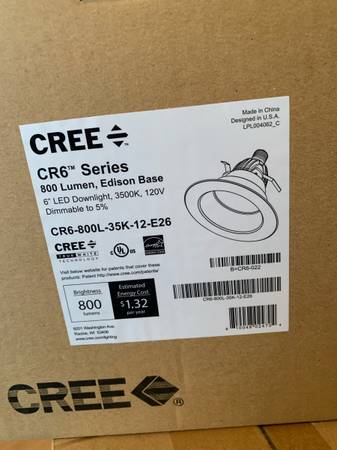 5  N E W   CREE   LED   POT    LIGHTS 1