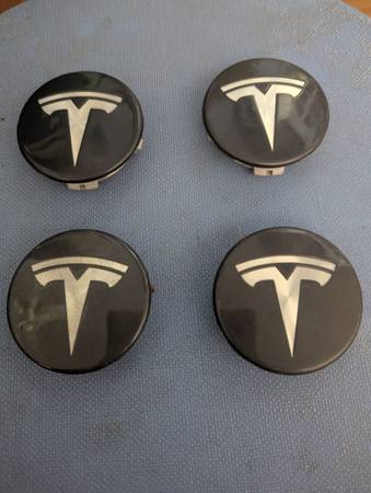 Original Tesla center caps 1