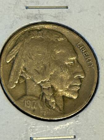 1917 Buffalo nickel full date 1