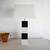 Vintage modernist black and white table lamp 1 thumbnail