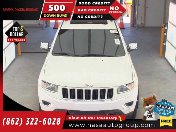 2014 Jeep Grand Cherokee 4WDLimited 4 WDLimited 4-WDLimited - $6,999 (The price in this ad is the downpayment)63615061861249121