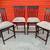 Med. Size Dining Table & 2 Matching Chairs, 4 Real Wood Dining Chairs 3 thumbnail