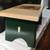 Solid Wood Bench with Floral Decal 4 thumbnail