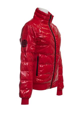 The Voller (Beach Volleyball Co.) Men's Red Puffer Jacket New Sz Large - $99 (mill valley)63471477365889122