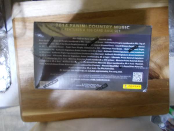 未開封 ボックス 2014 Panini Country Music Hobby 2014 Panini Country Music FACTORY SEALED Retail Box