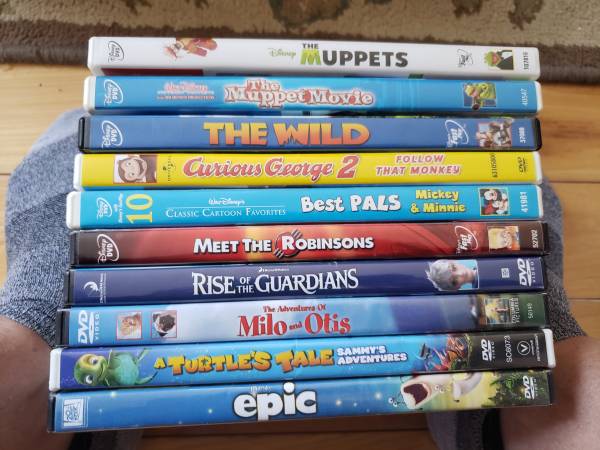 Kids DVDs Movie Lot of 10 1